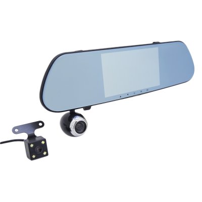 Видеорегистратор-зеркало автомобильный с экраном 7 дюймов, 2 камеры, 170 градусов-1