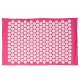 Массажный акупунктурный коврик EcoRelax, розовый